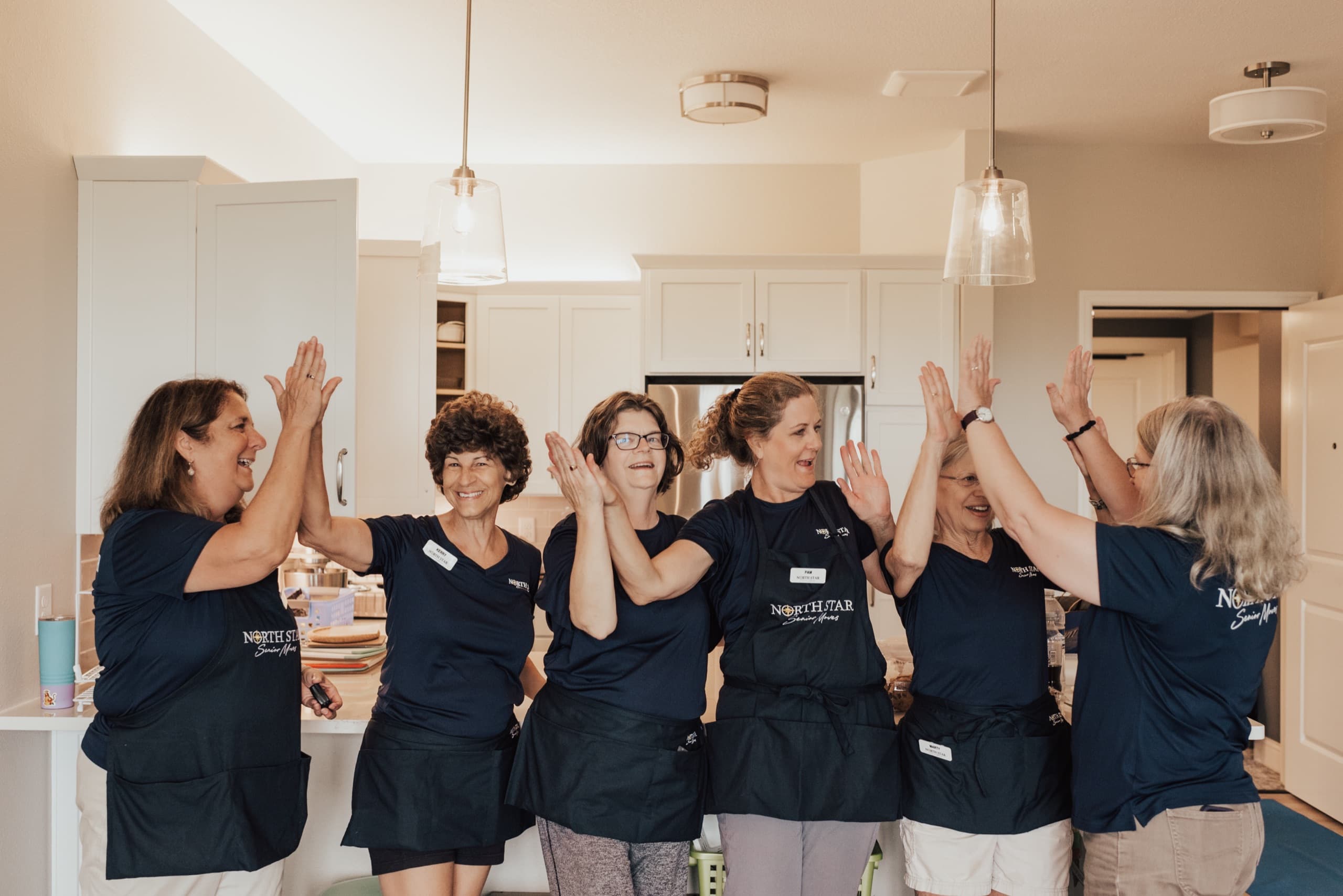 North Star Senior Moves team helping with care